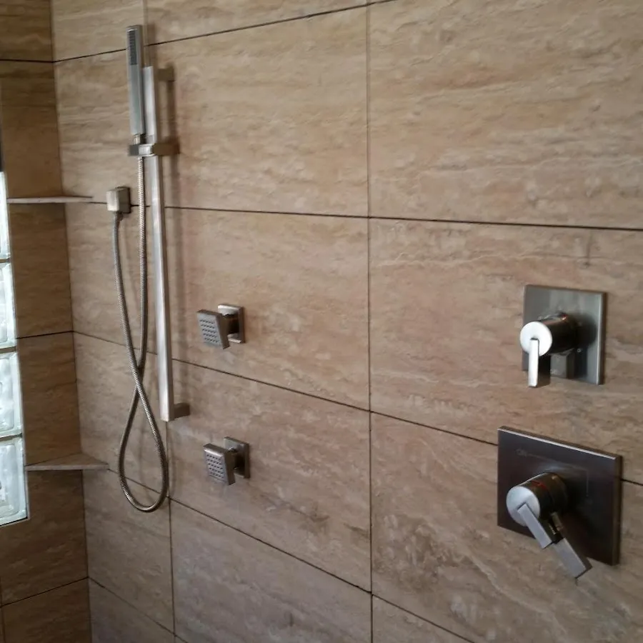 Shower fixture installation for Water Heater Replacement in Lafayette